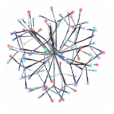 Holiday Bright Lights Holiday Bright Lights 266687 16 in. Christmas Shimmer Sphere LED Light; Multi Color 266687